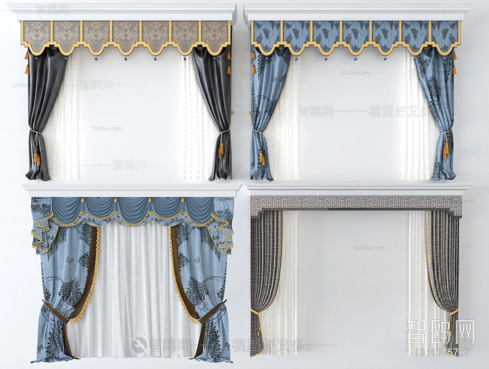 Simple European Style The Curtain