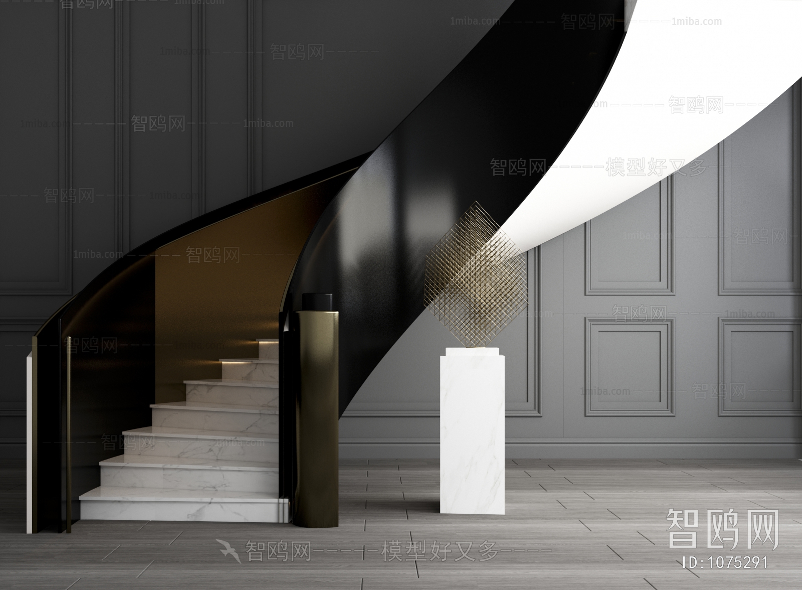 Modern Rotating Staircase