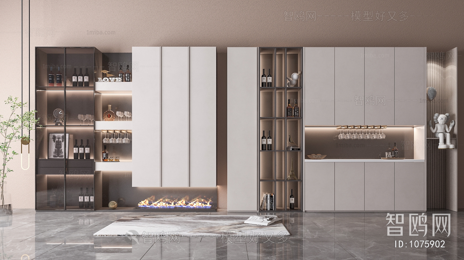 Modern Wine Cabinet