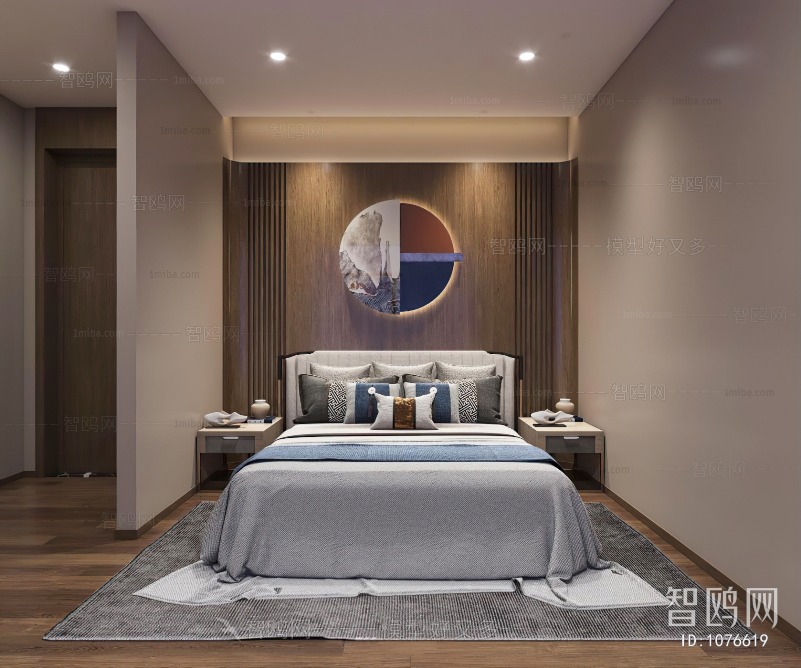 New Chinese Style Bedroom