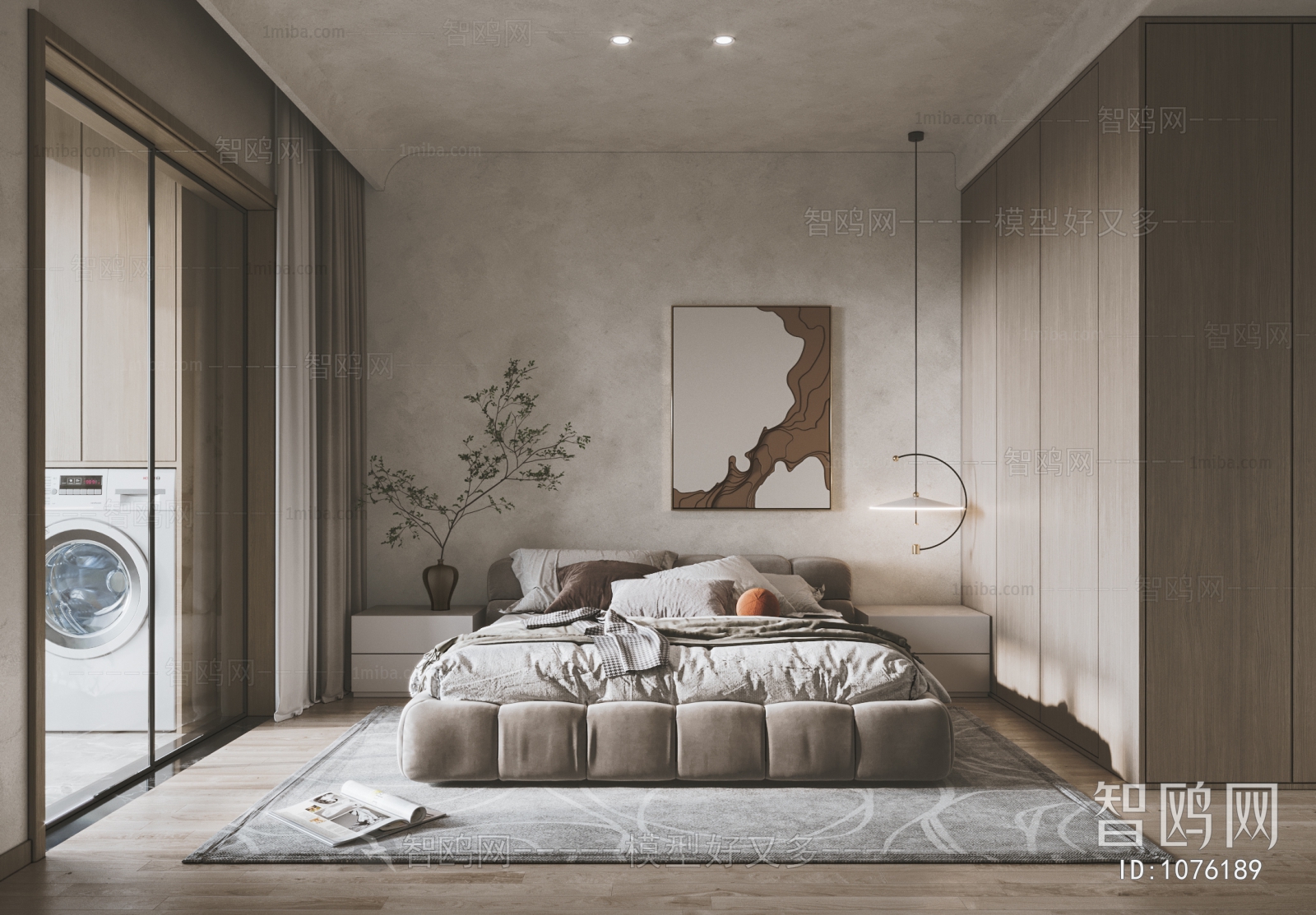 Wabi-sabi Style Bedroom