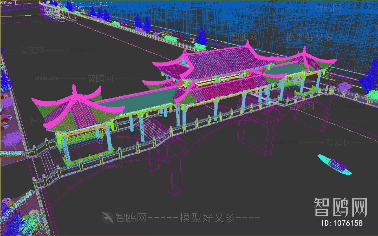 Chinese Style Building Component