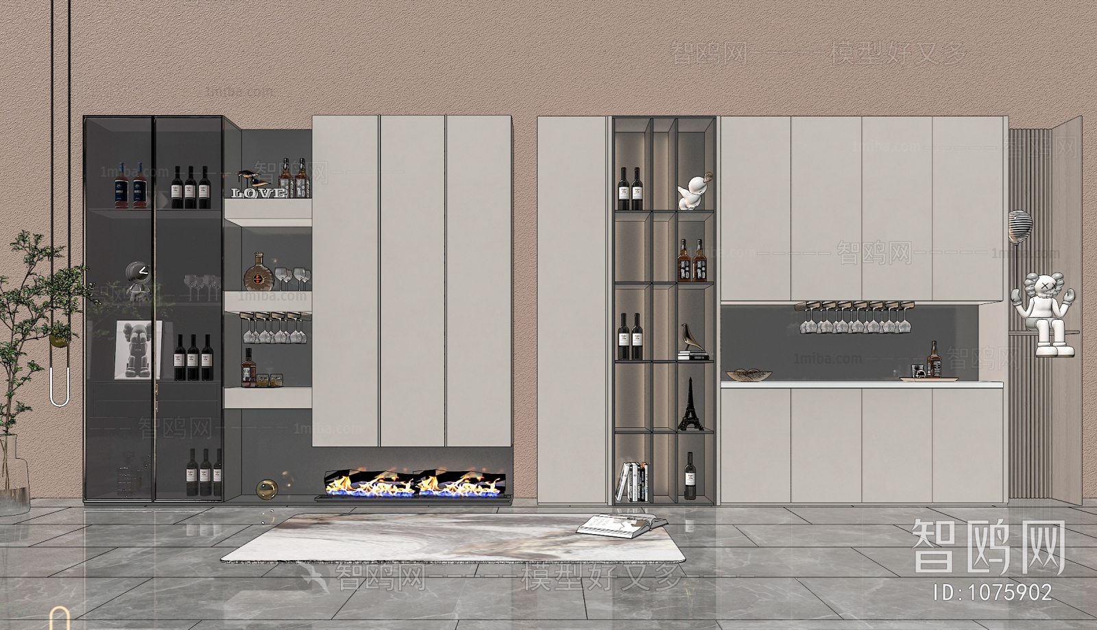 Modern Wine Cabinet