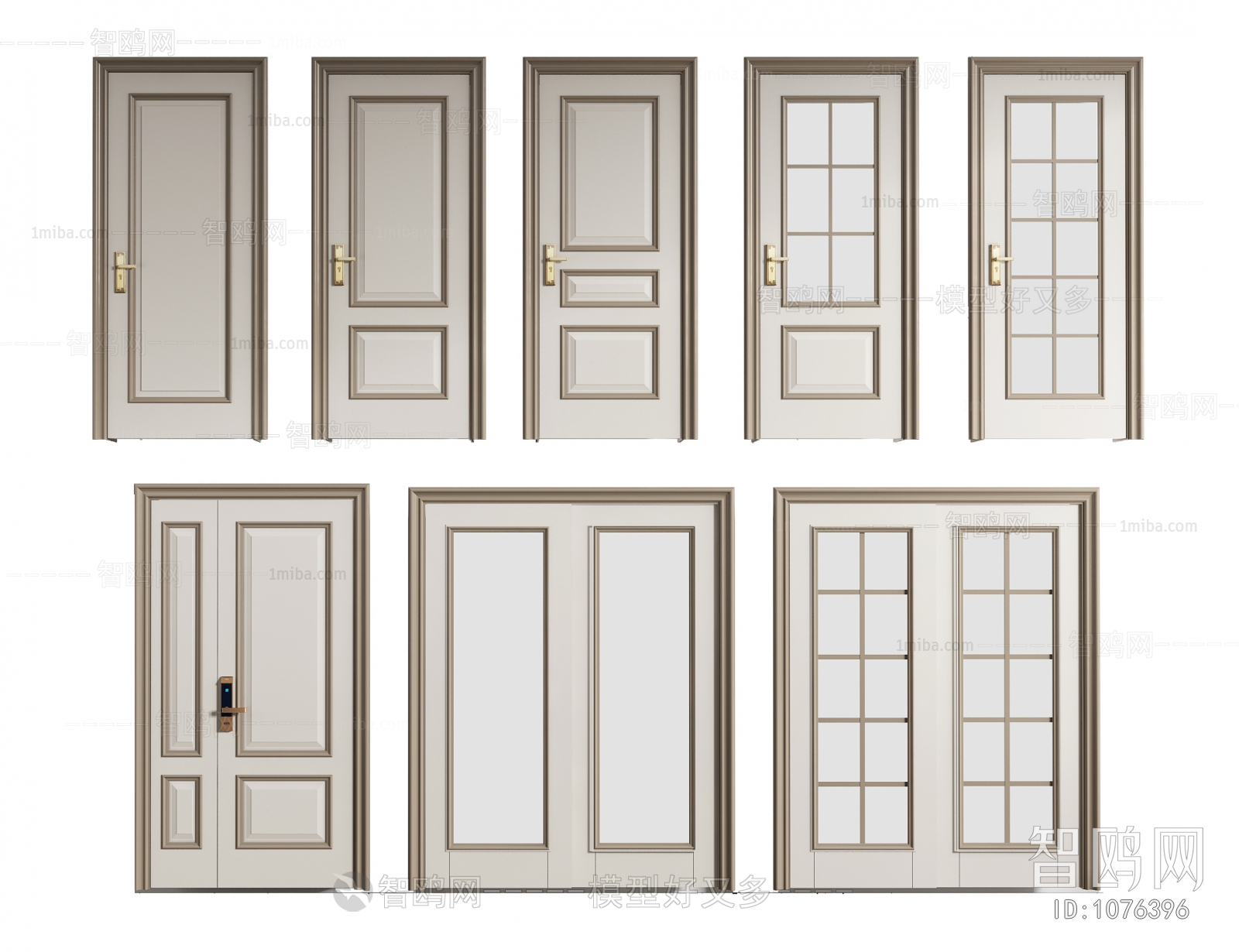 Simple European Style Door