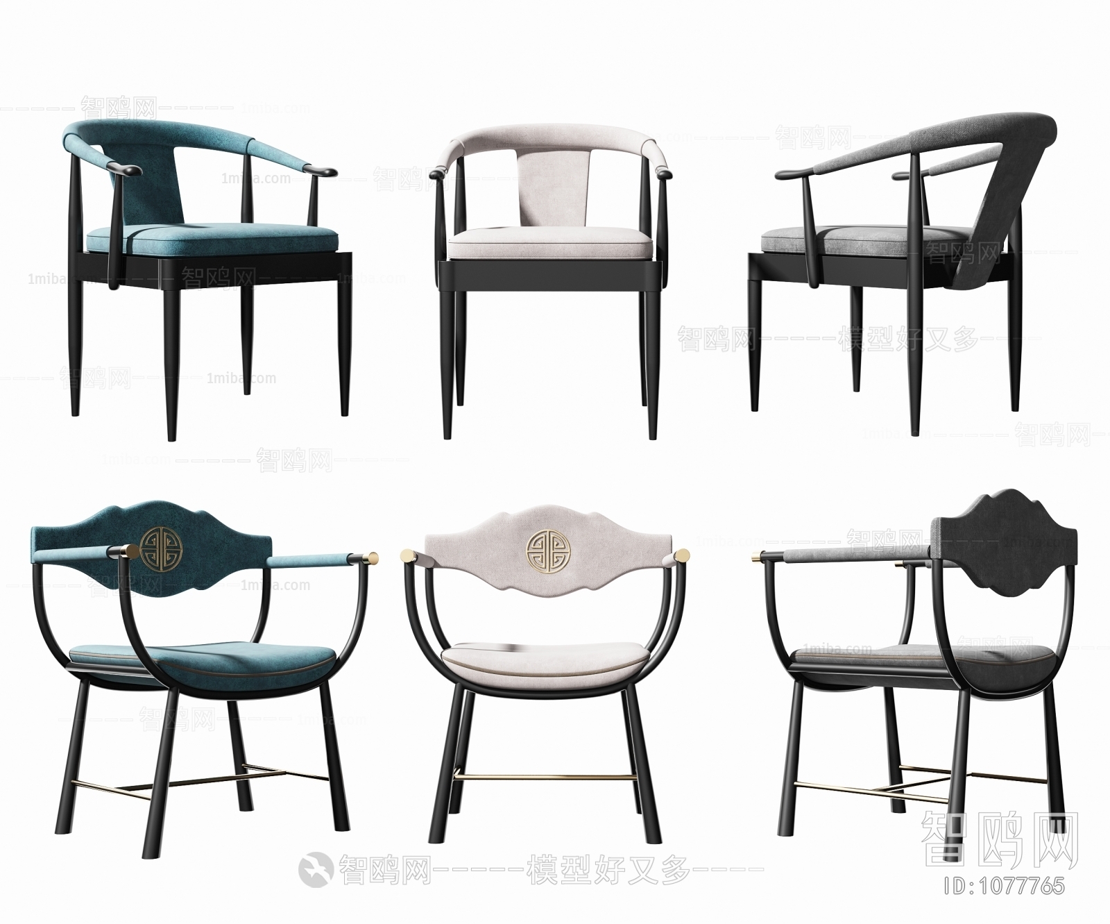 New Chinese Style Single Chair