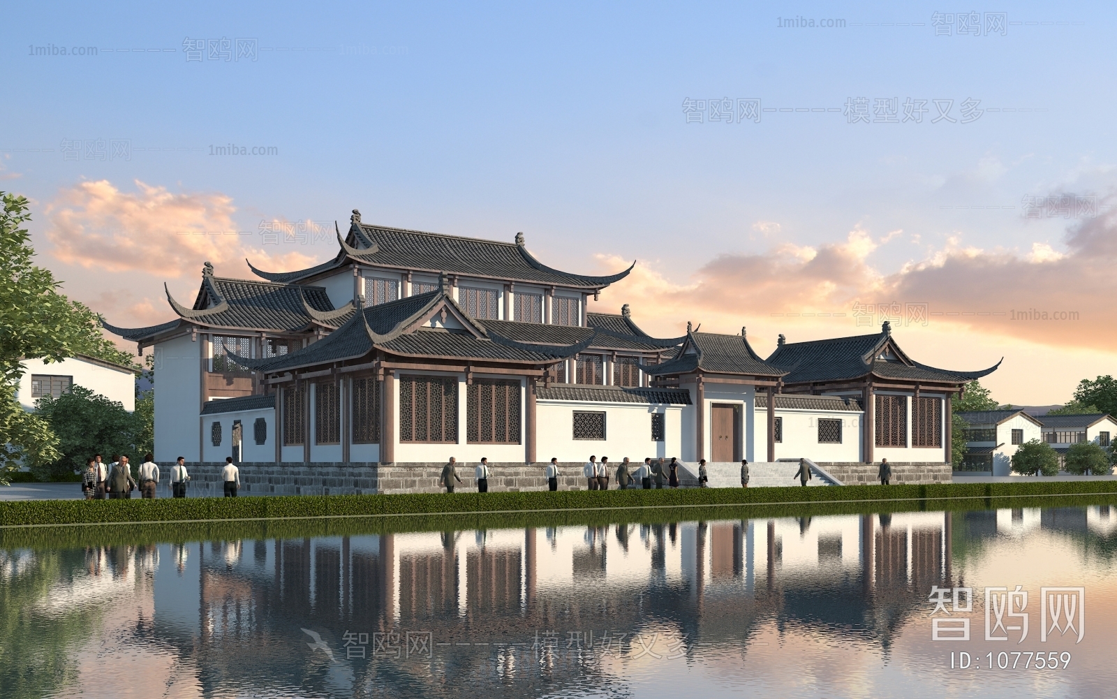 Chinese Style Ancient Architectural Buildings