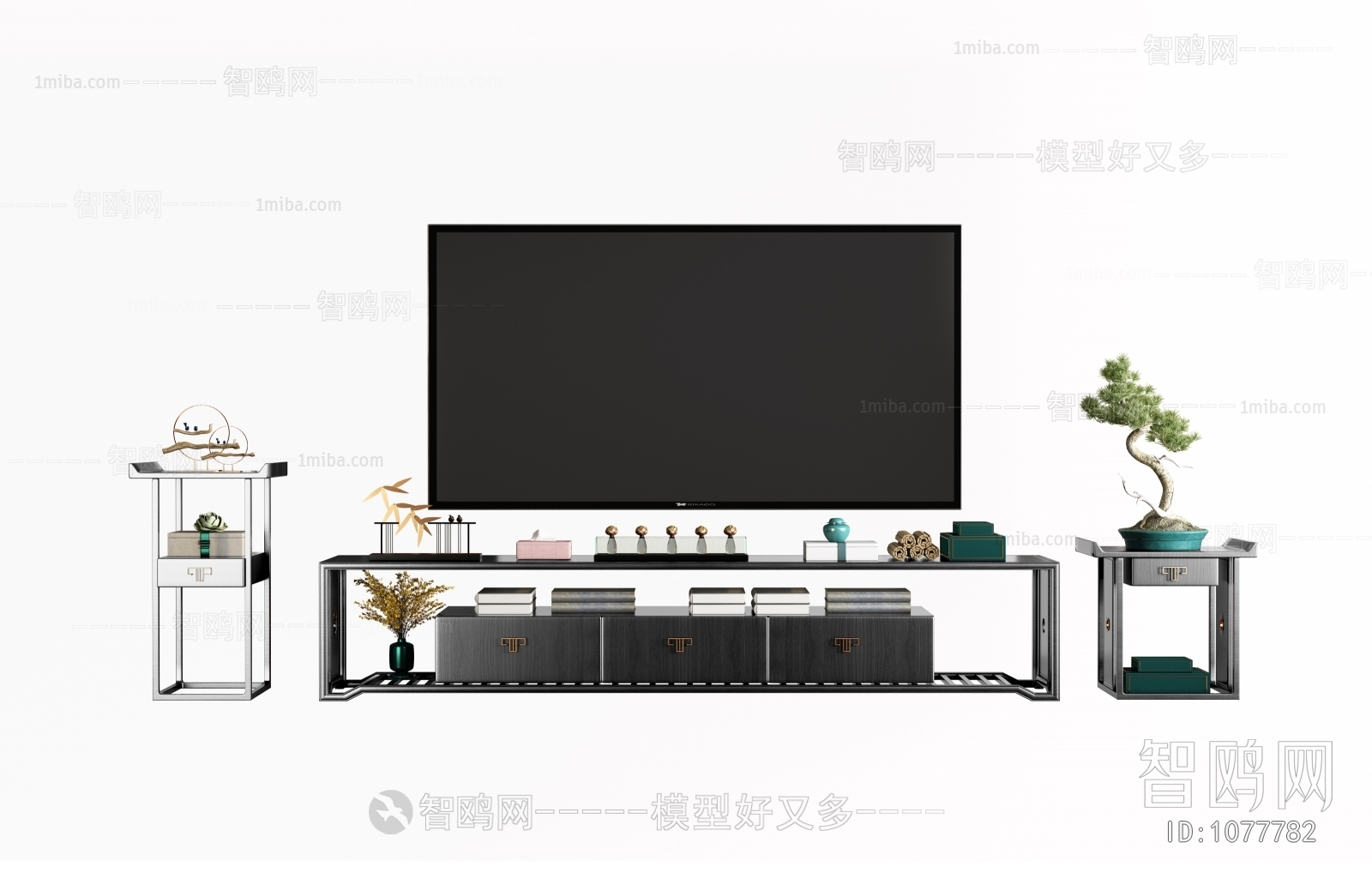 New Chinese Style TV Cabinet