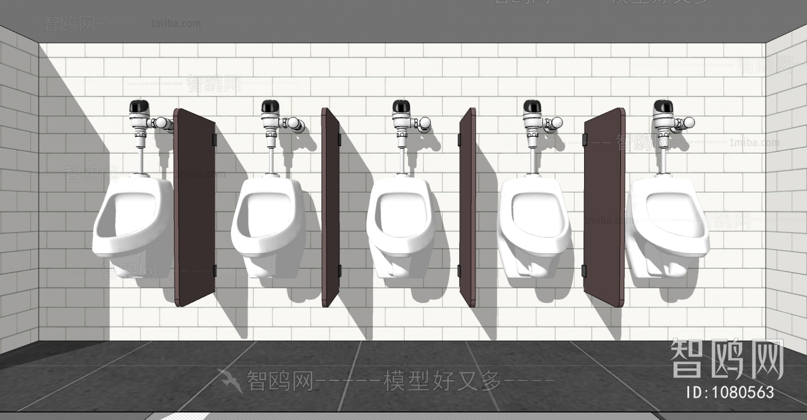 现代男女公共卫生间厕所组合