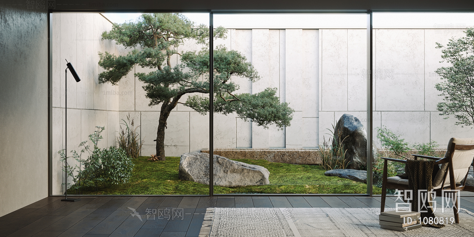 New Chinese Style Courtyard/landscape