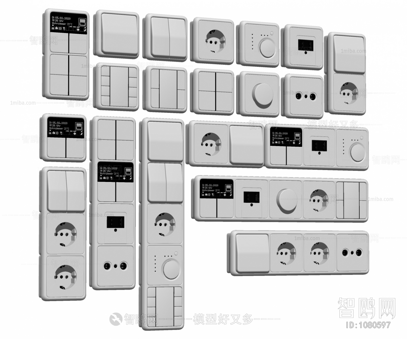 Modern Switch Socket Panel