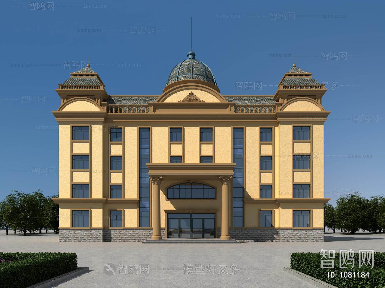 European Style Building Appearance