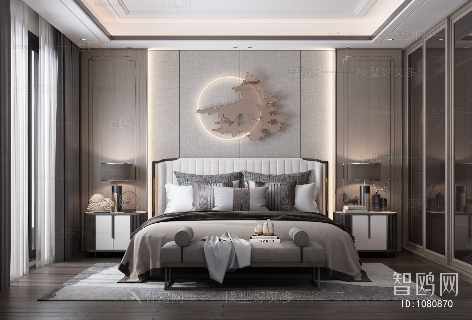 New Chinese Style Bedroom