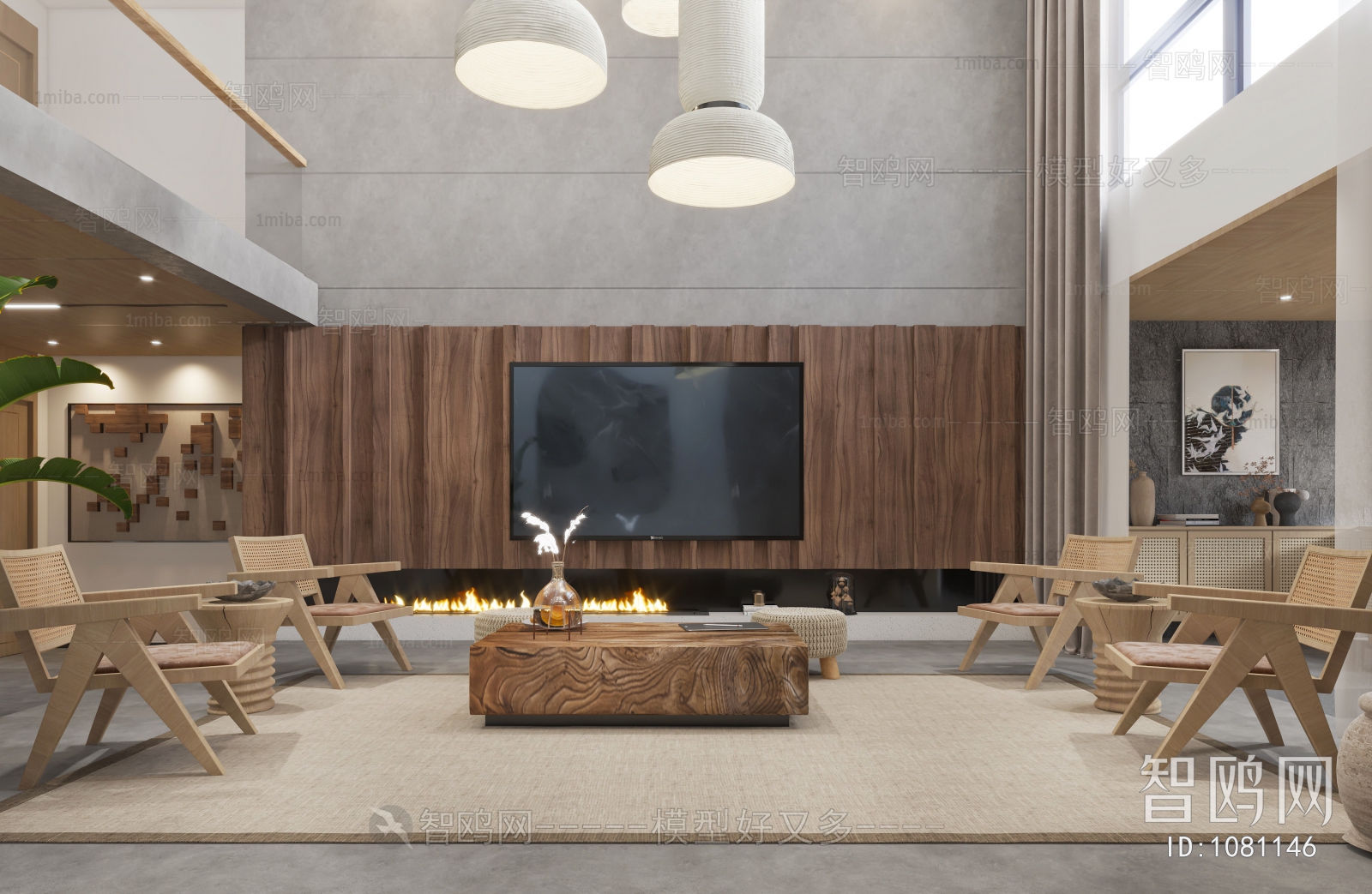 Japanese Style Wabi-sabi Style A Living Room