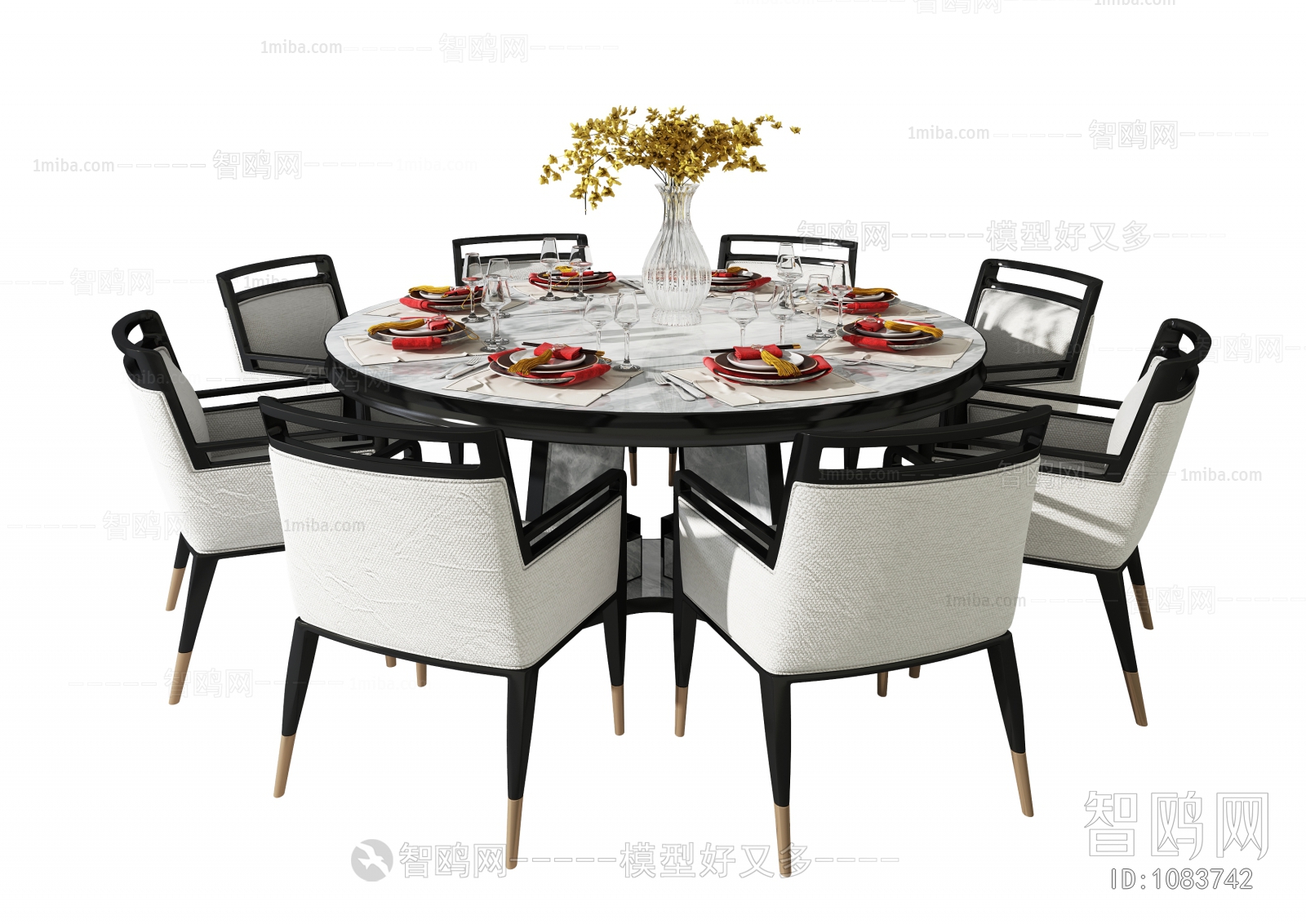 New Chinese Style Dining Table And Chairs