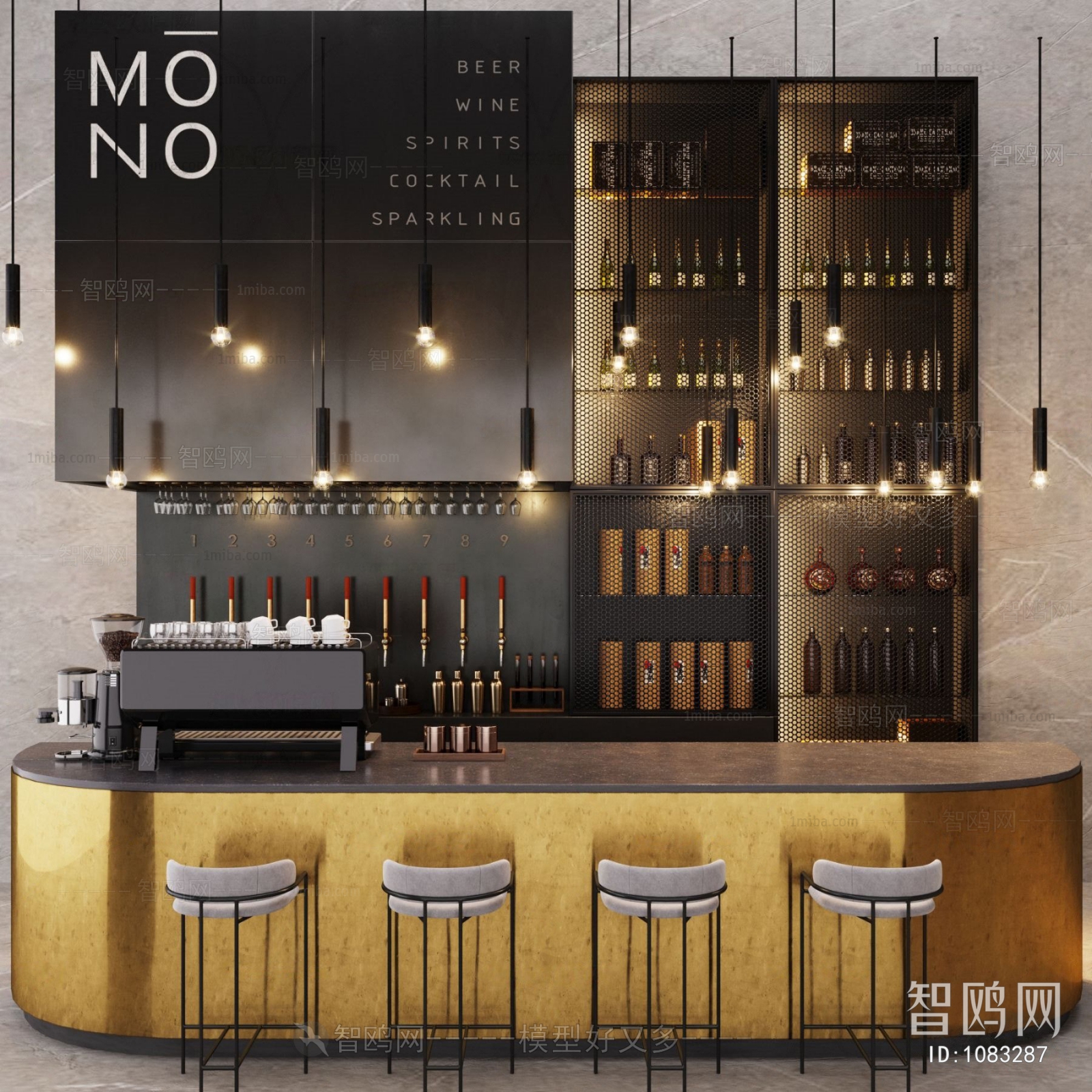 Modern Counter Bar