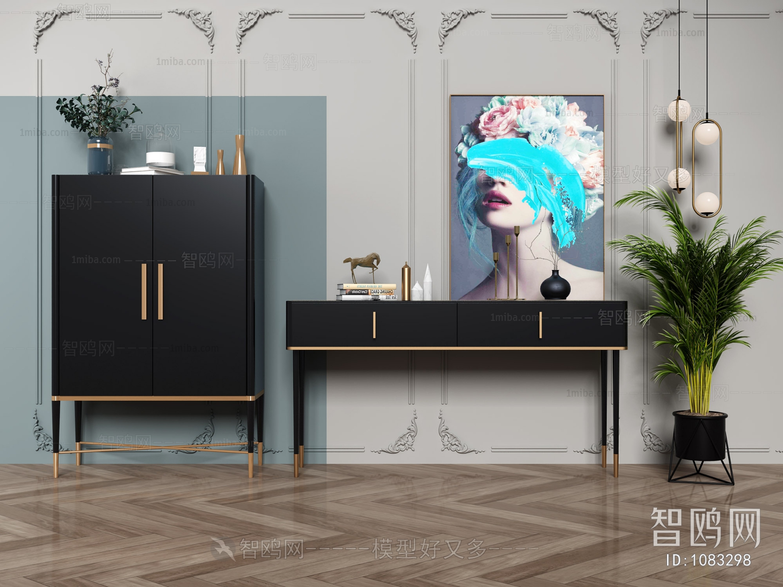 Modern Side Cabinet/Entrance Cabinet