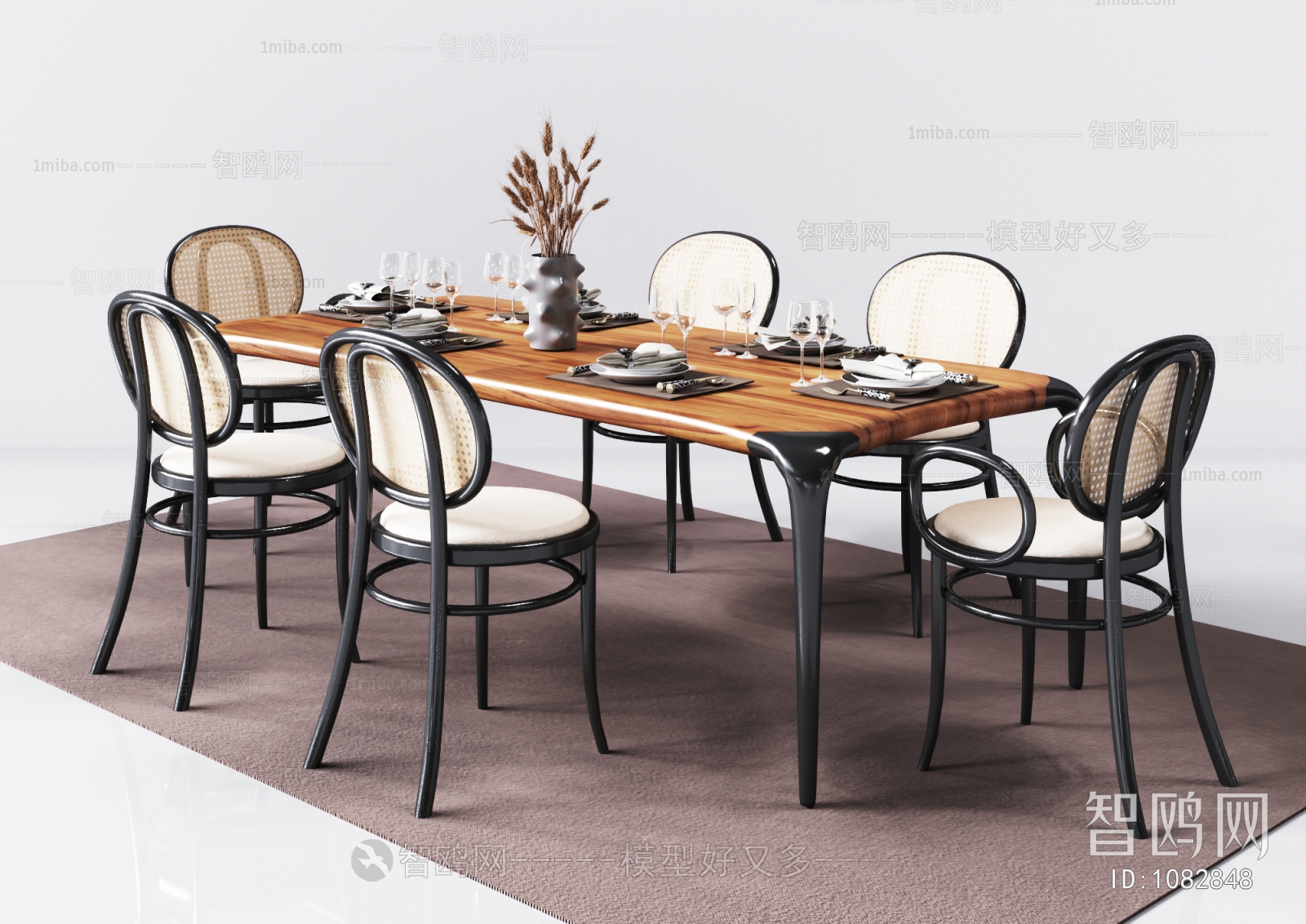 Nordic Style Dining Table And Chairs