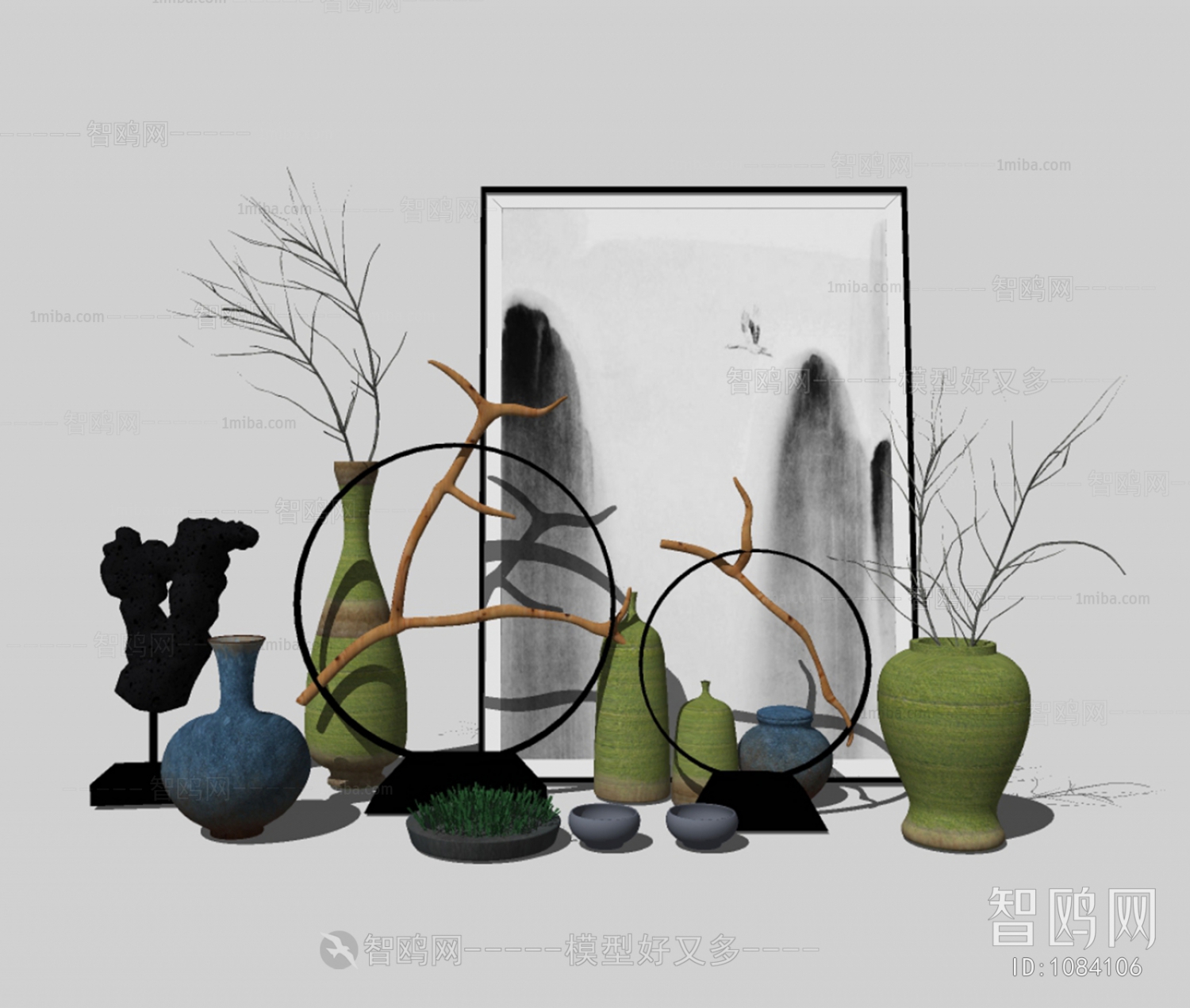 New Chinese Style Decorative Set