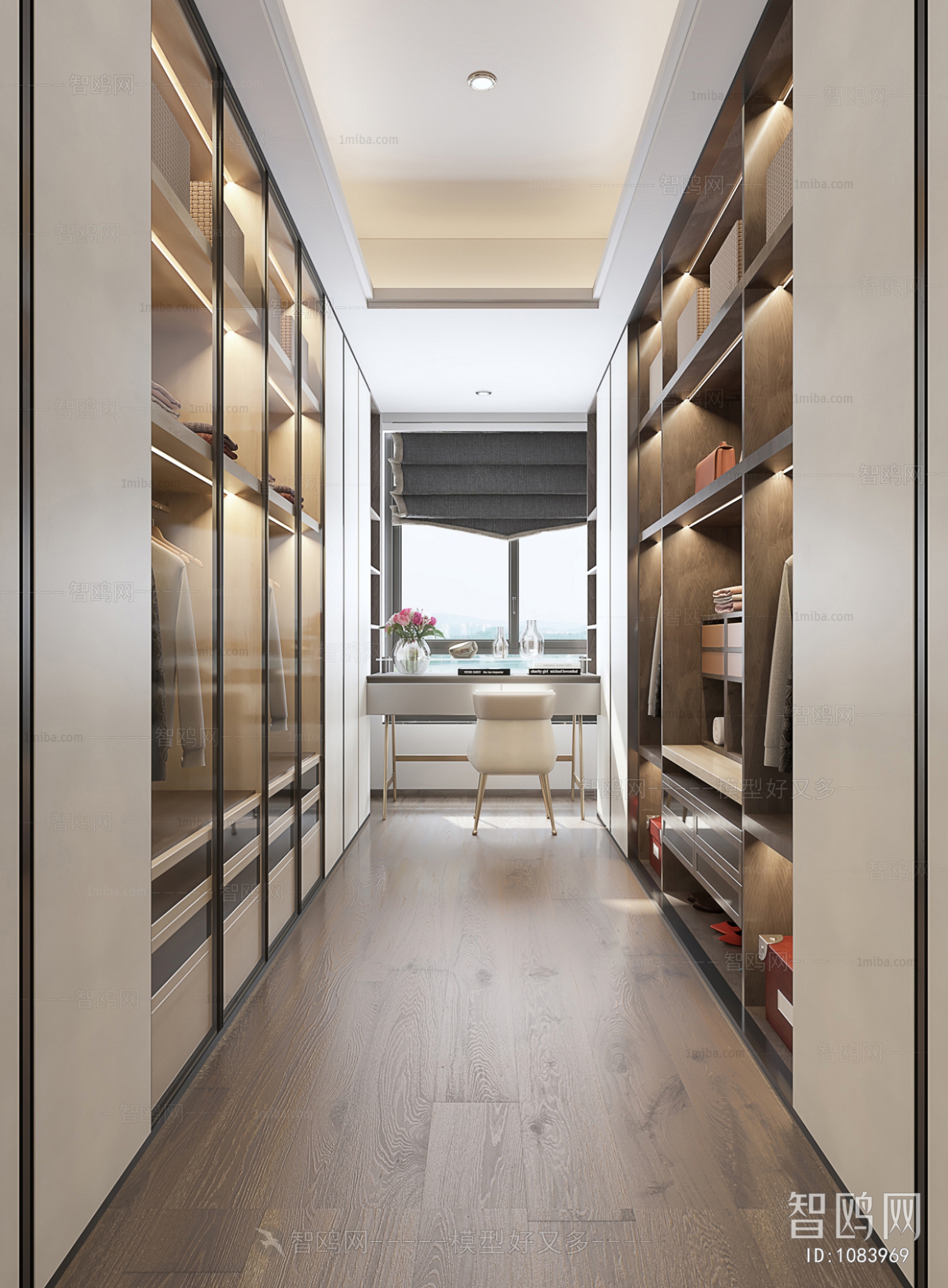 Modern Clothes Storage Area