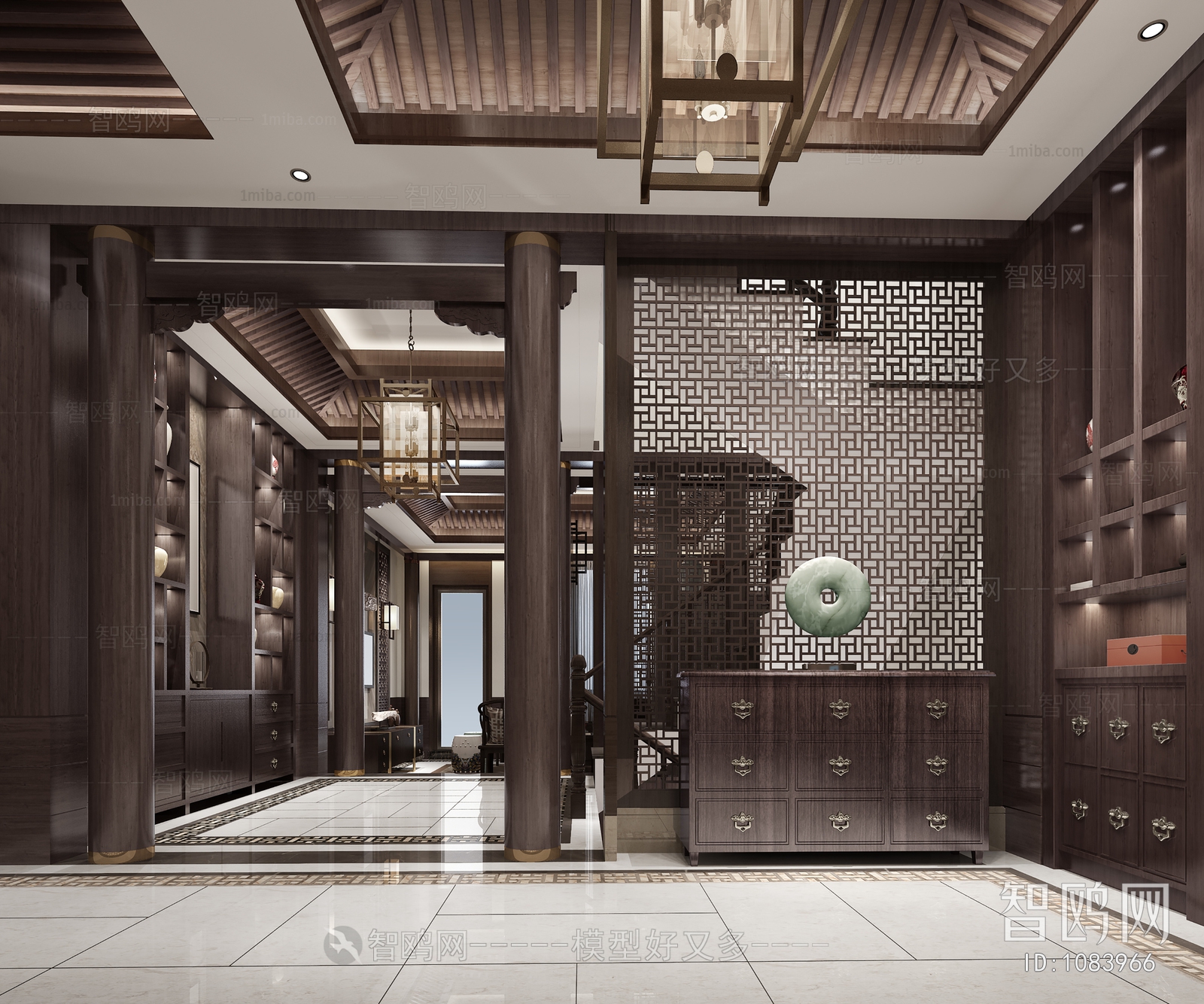 New Chinese Style Hallway