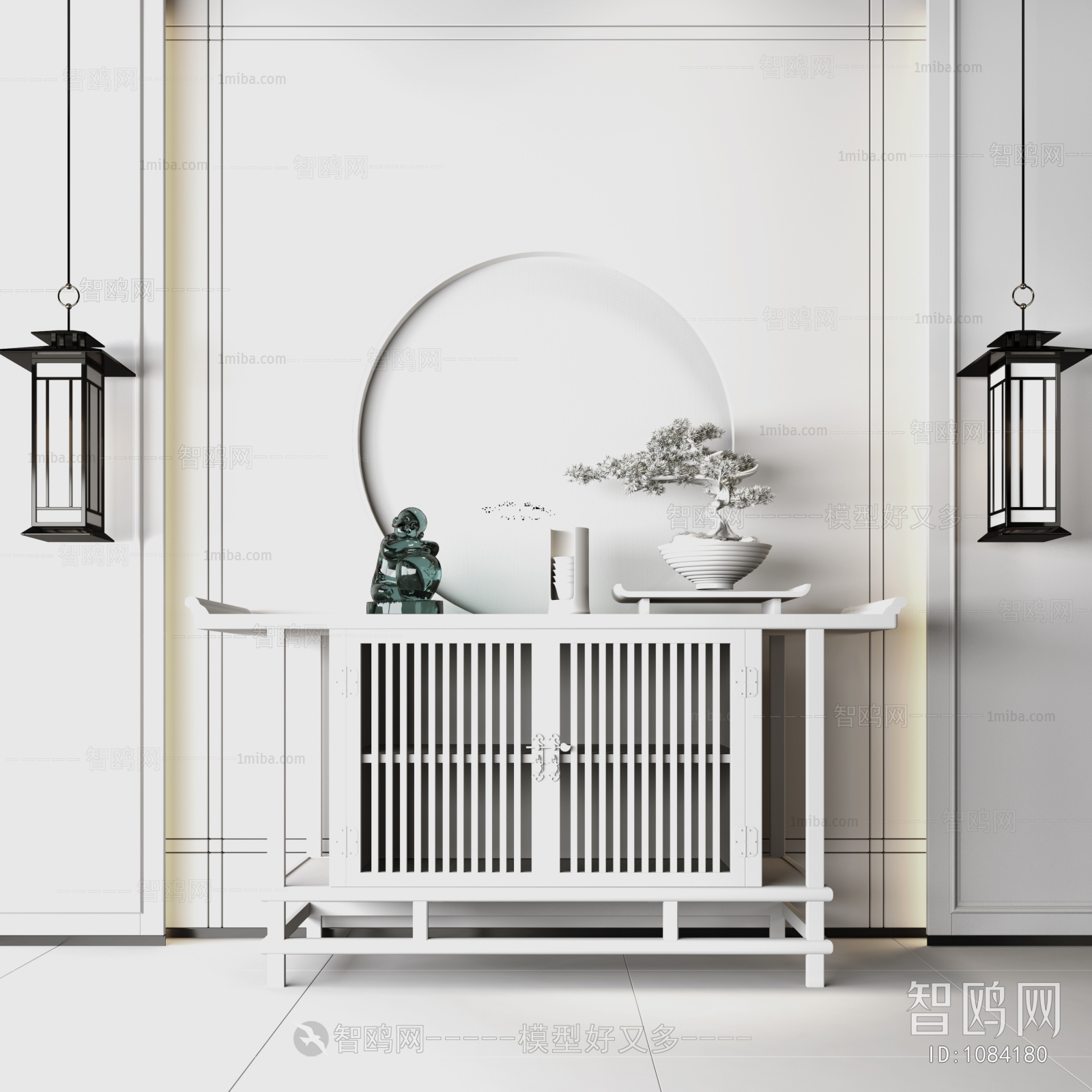 New Chinese Style Side Cabinet/Entrance Cabinet