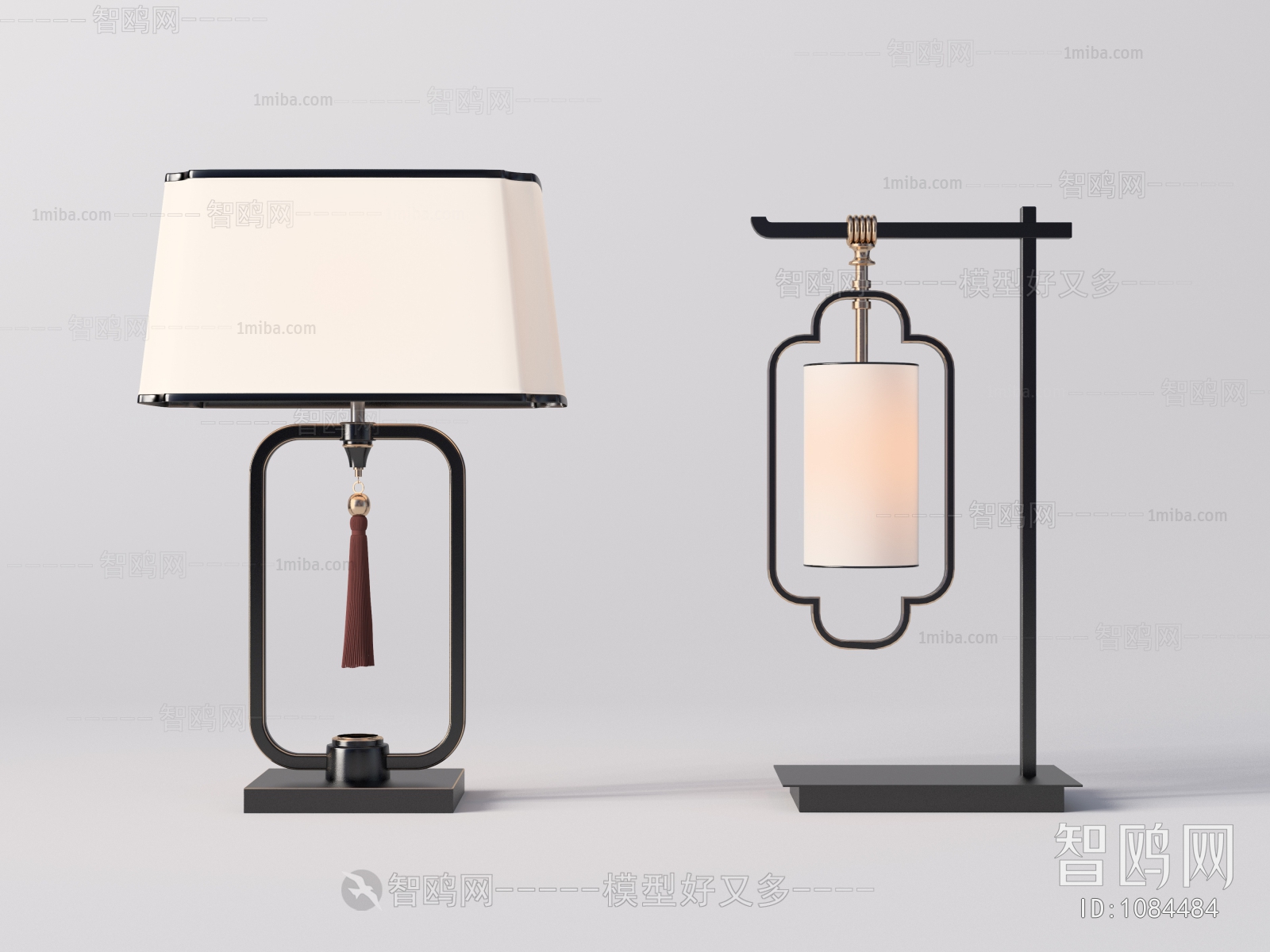 新中式台灯组合
