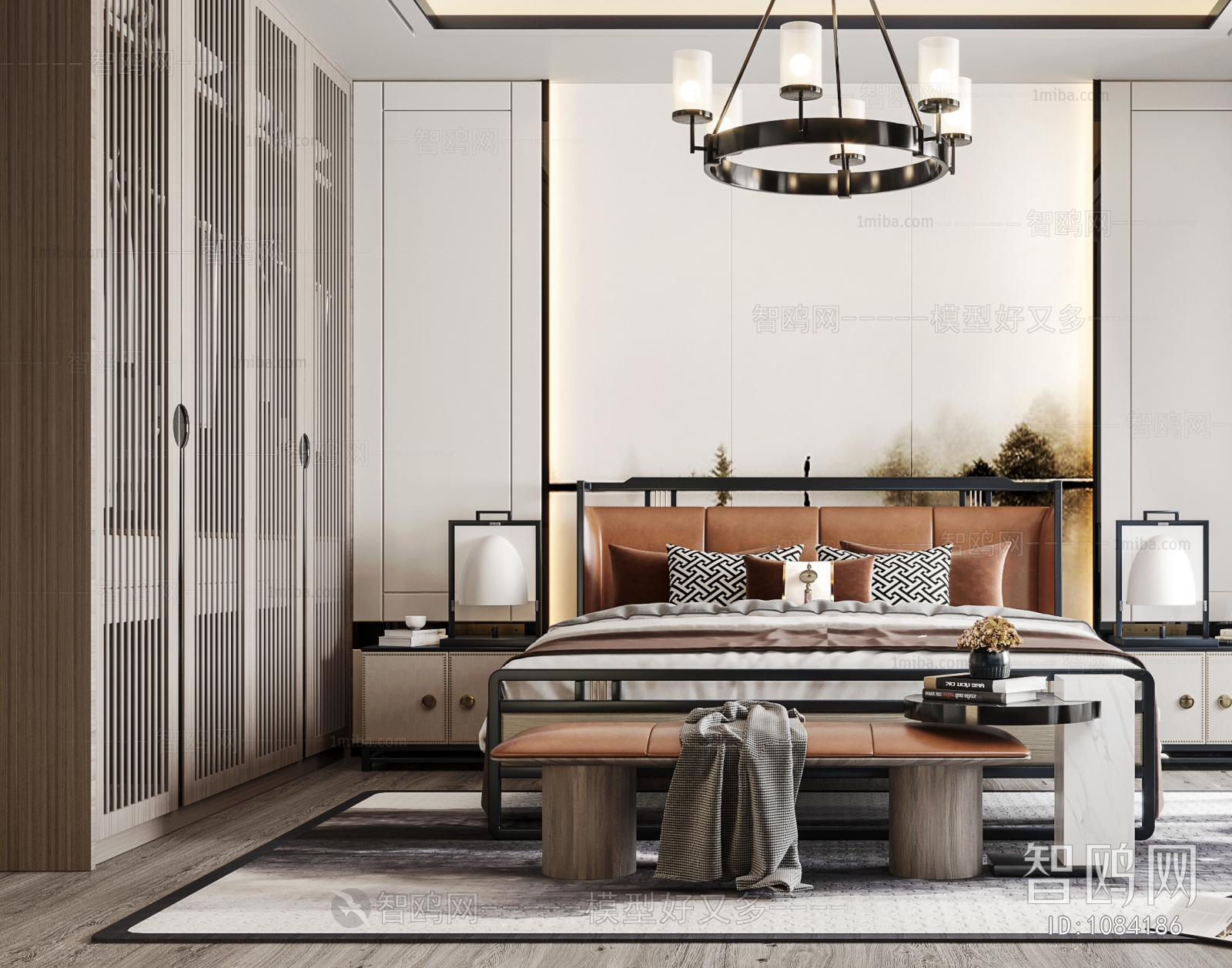 New Chinese Style Bedroom