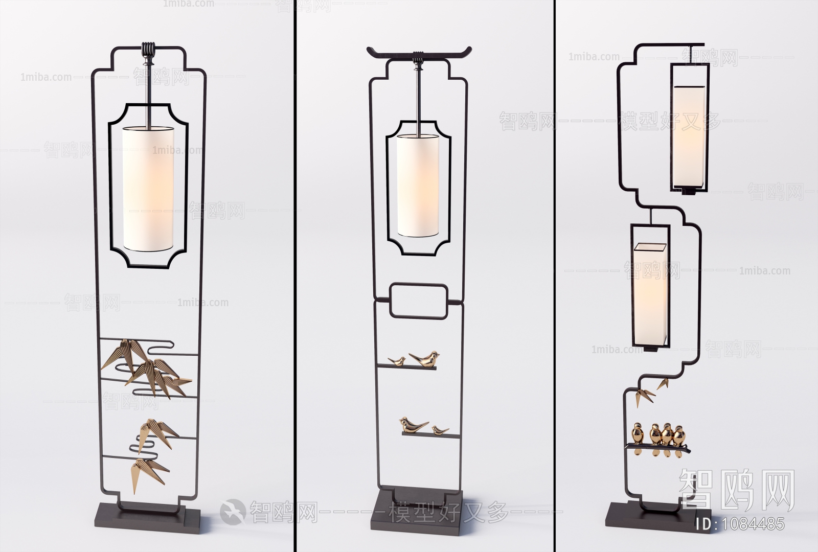 New Chinese Style Floor Lamp