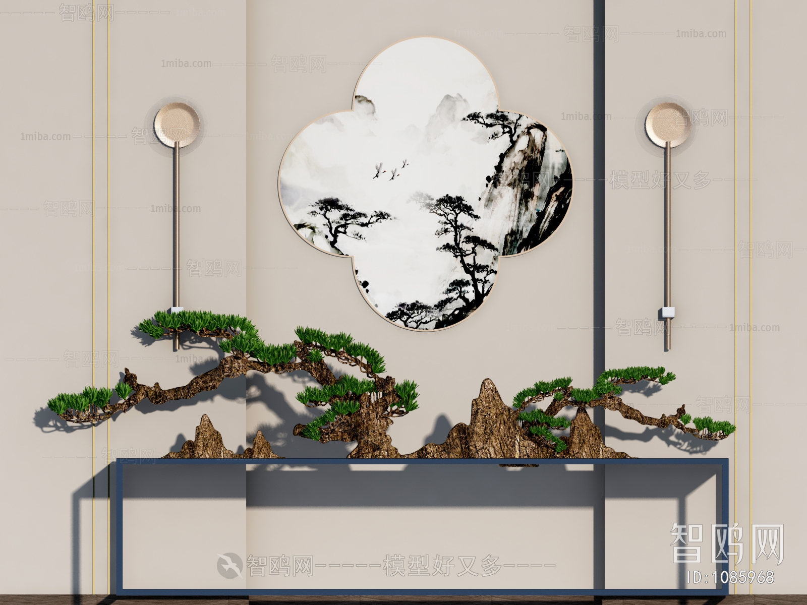 New Chinese Style Bonsai