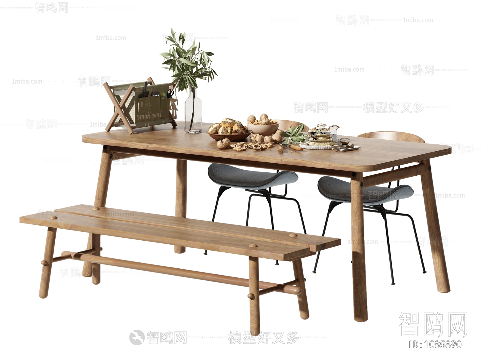 Nordic Style Dining Table And Chairs