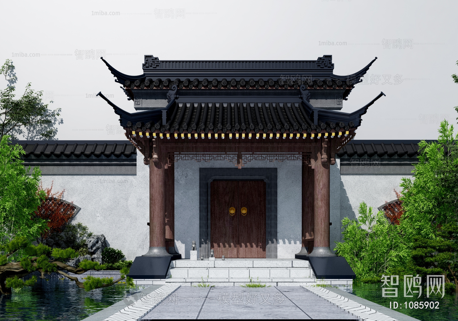 New Chinese Style Facade Element