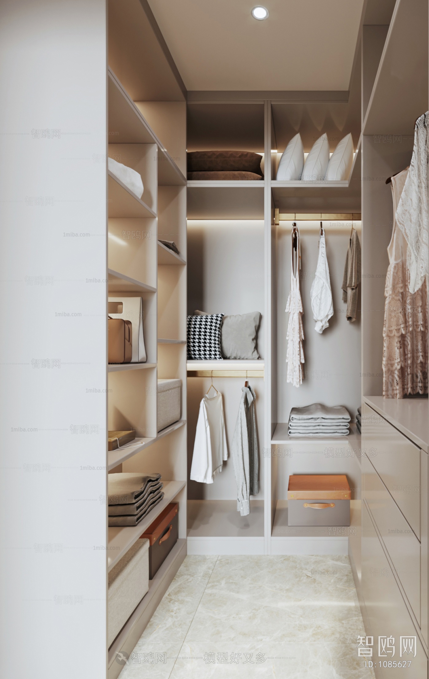 Modern Clothes Storage Area