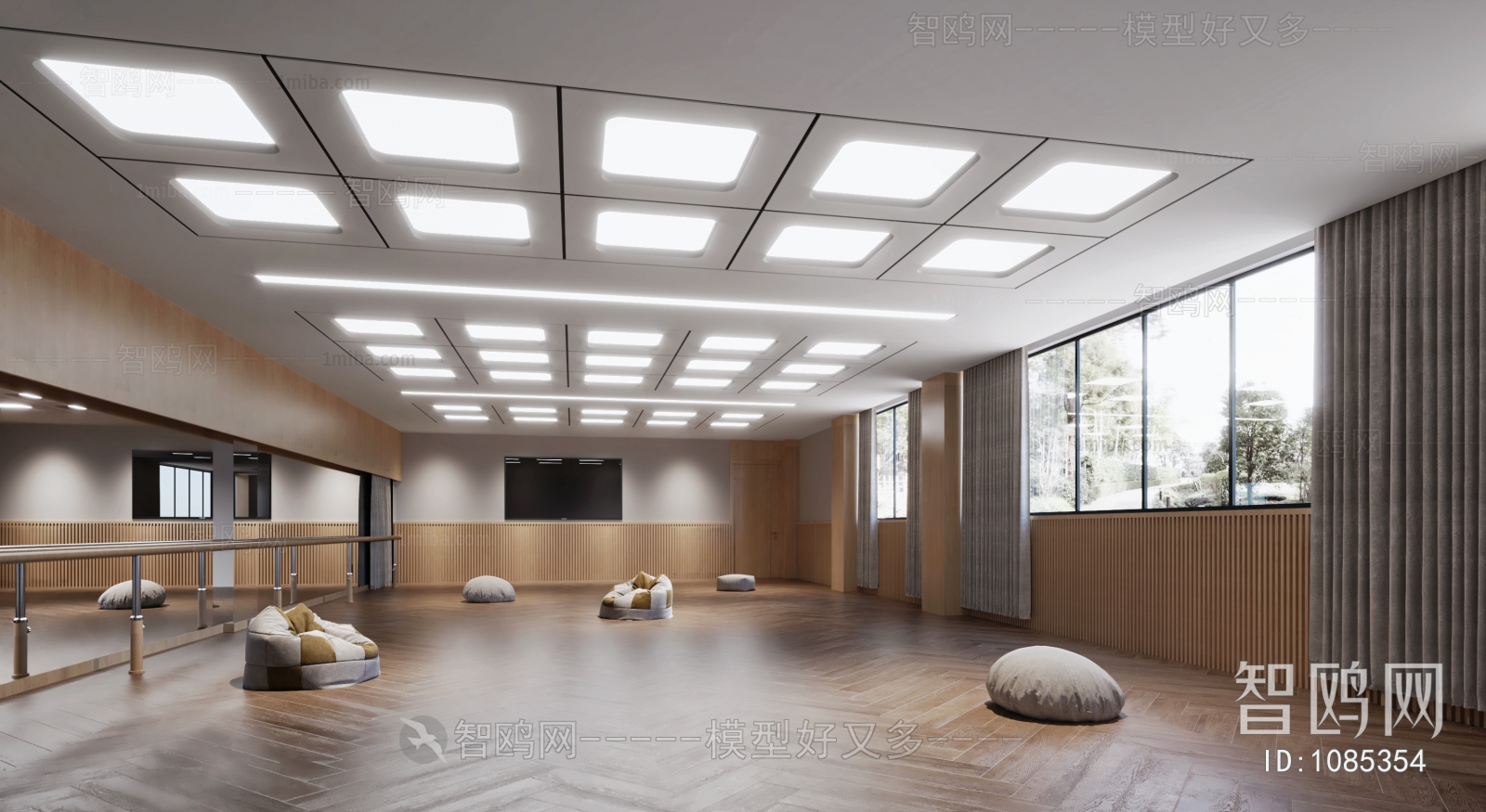 Modern Yoga Room