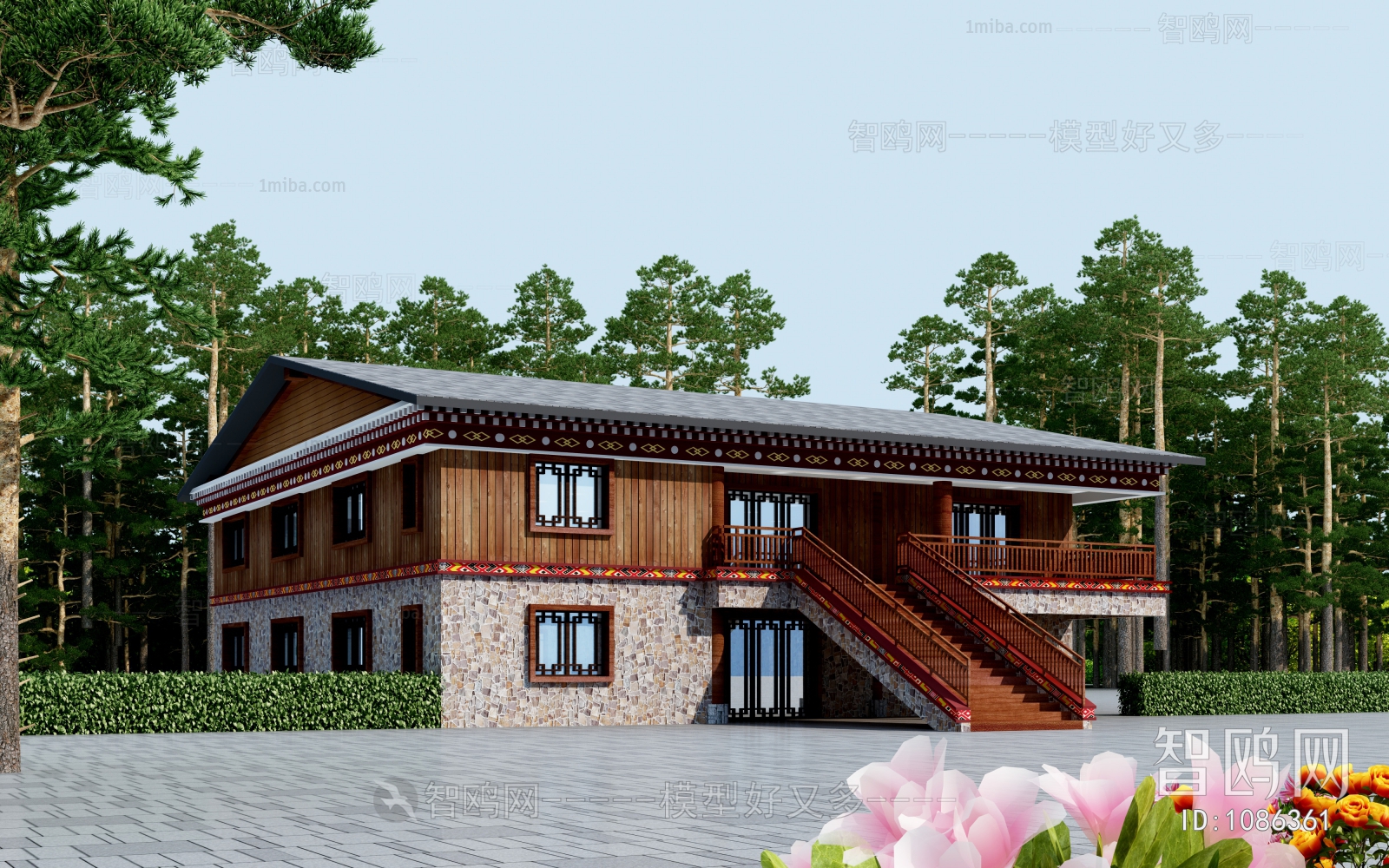 Chinese Style Villa Appearance