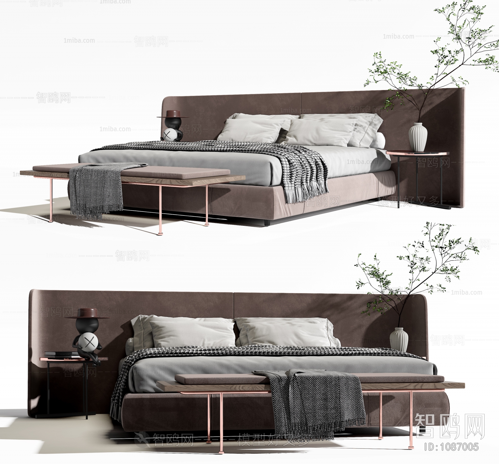 Modern Double Bed