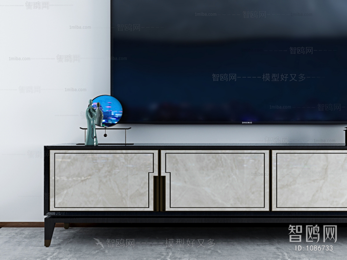 New Chinese Style TV Cabinet