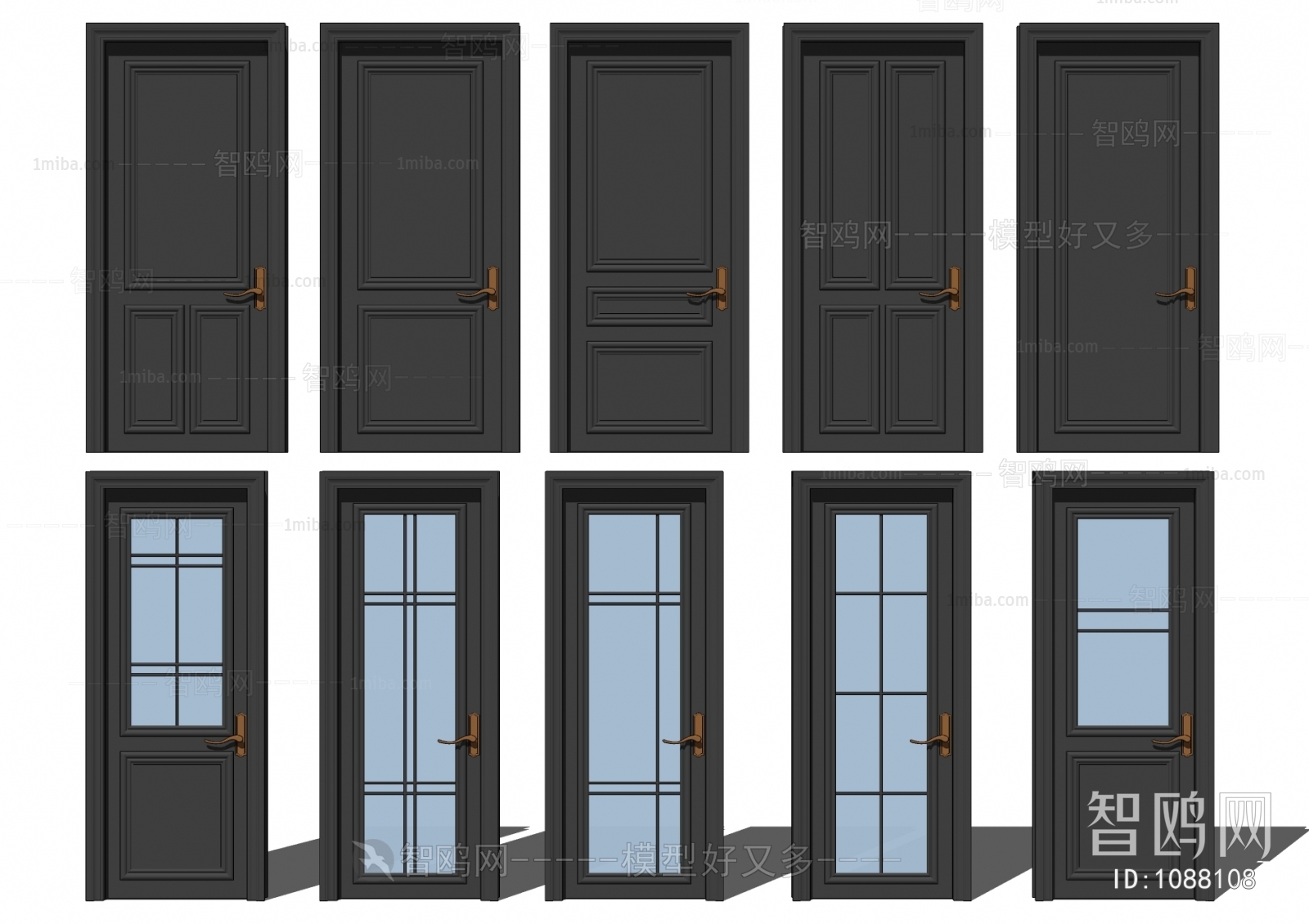 Simple European Style Door