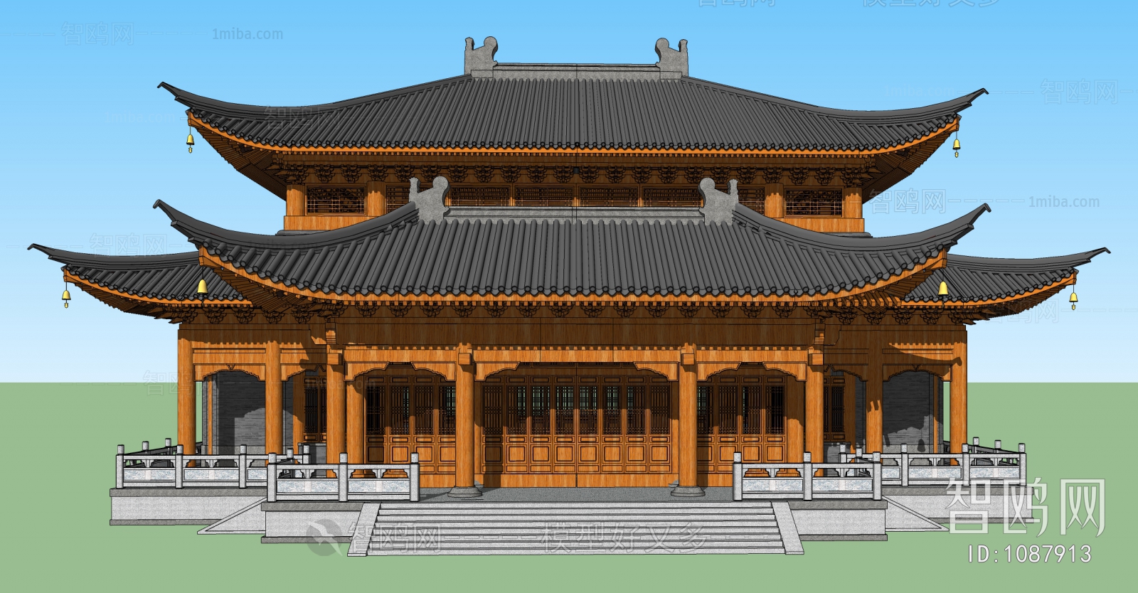 Chinese Style Ancient Architectural Buildings