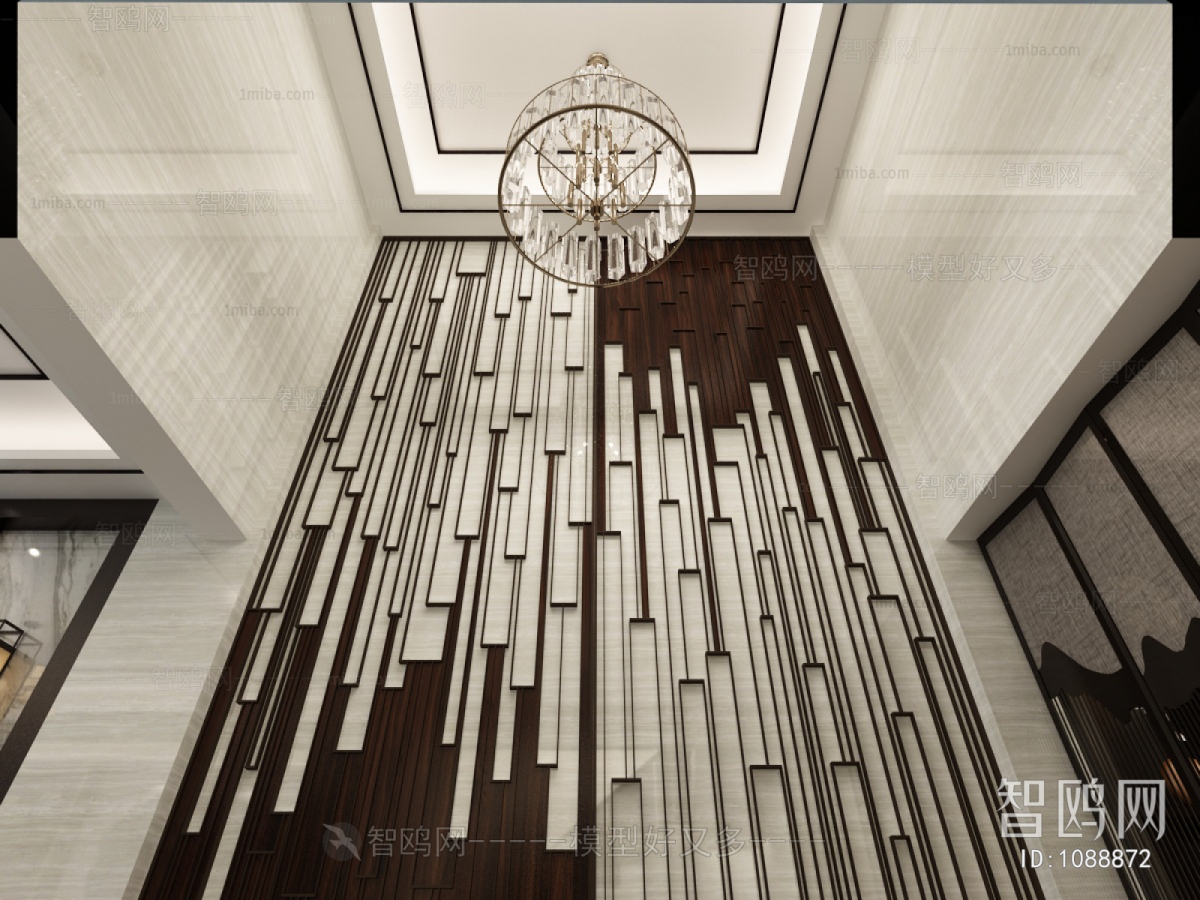 New Chinese Style A Living Room