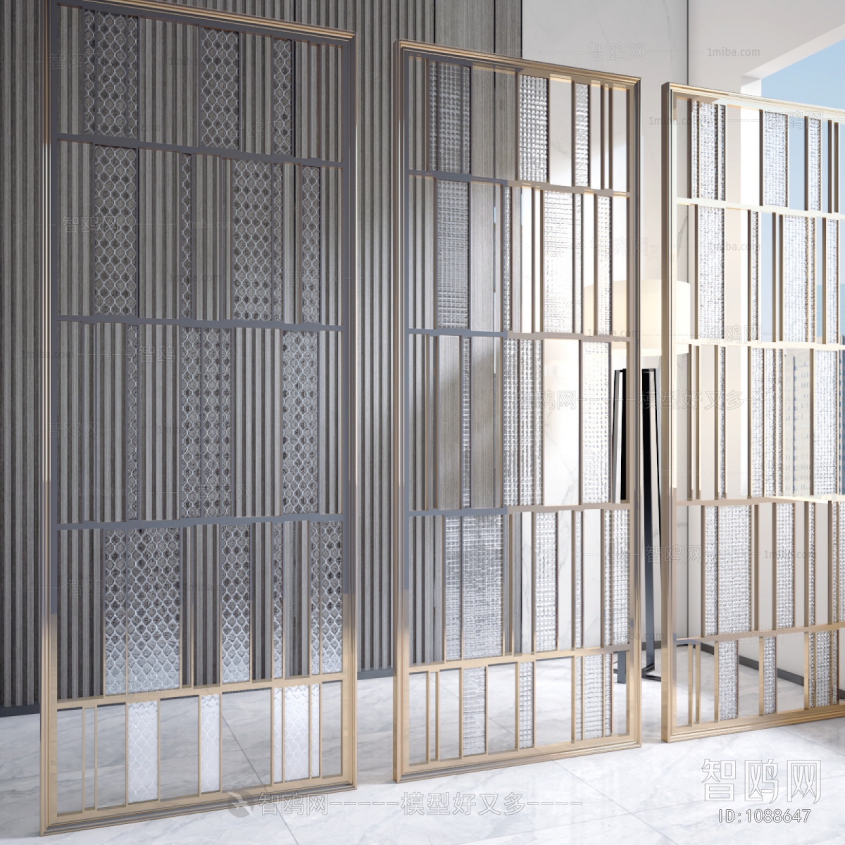 Modern Metal Screen Partition