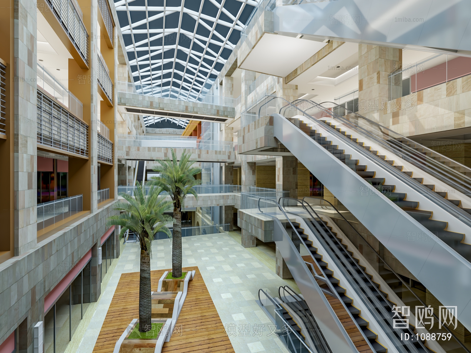 Modern Shopping Mall