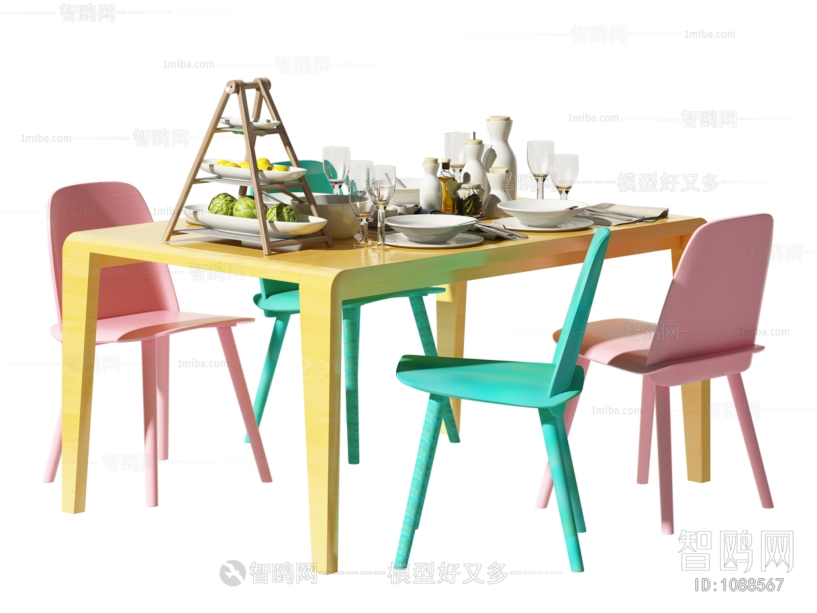 Nordic Style Dining Table And Chairs