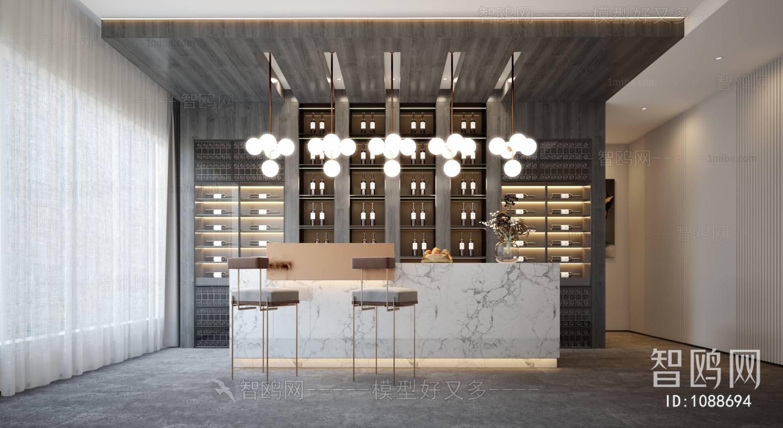 Modern Wine Cellar/Wine Tasting Room