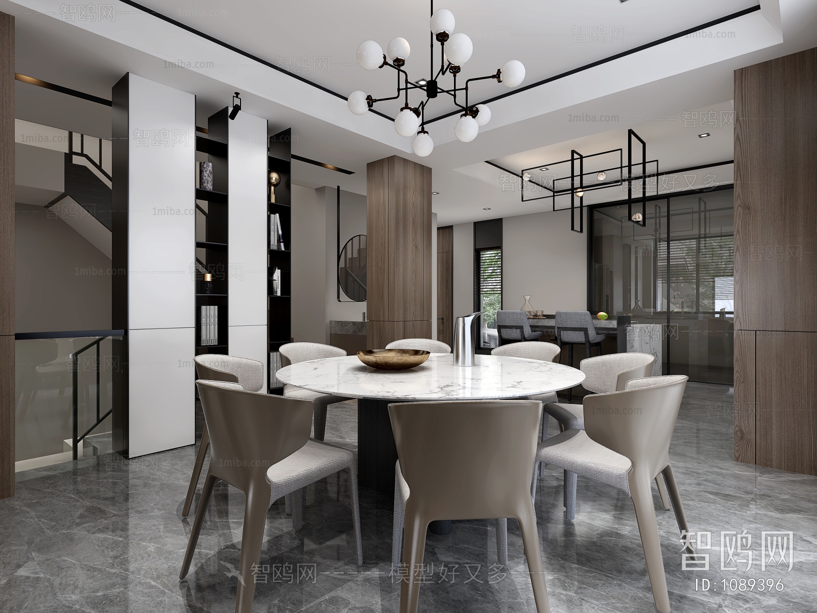 New Chinese Style Dining Room