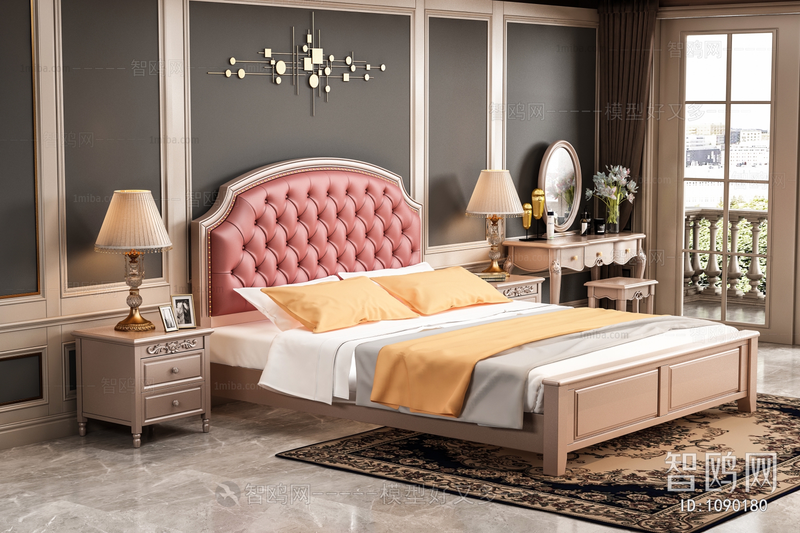 American Style Double Bed