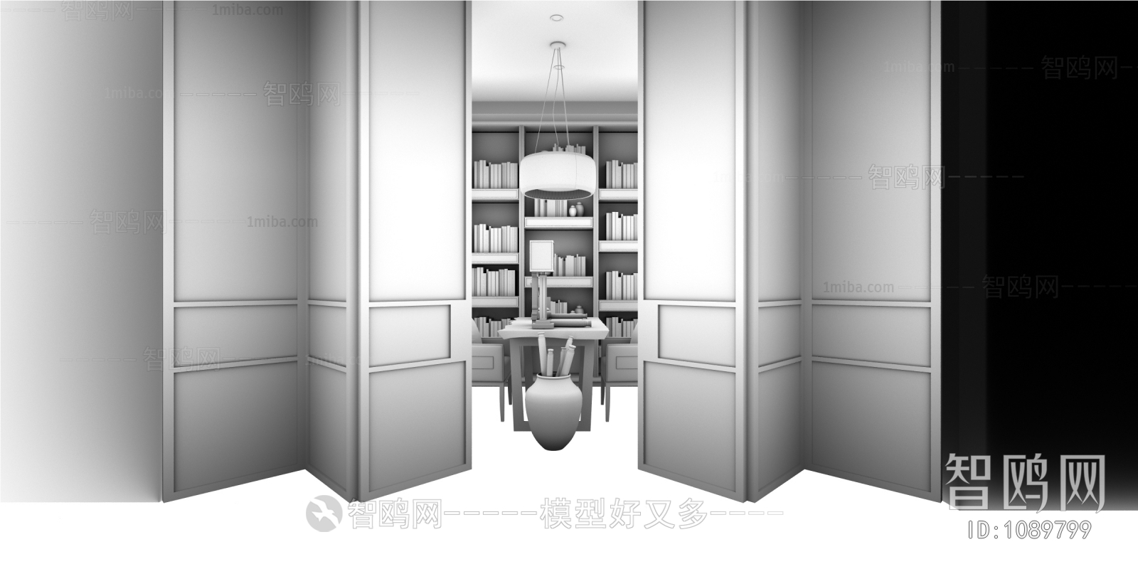 New Chinese Style Library