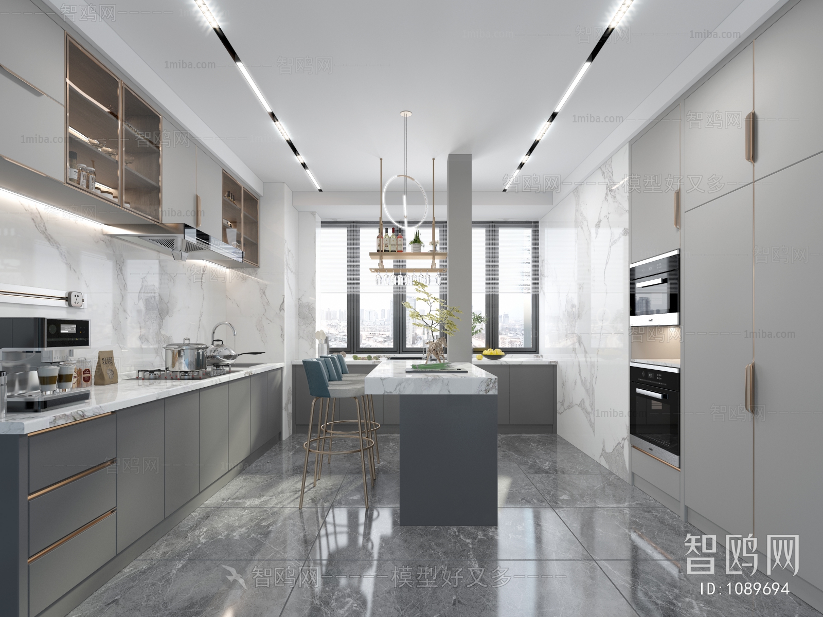 Modern Open Kitchen