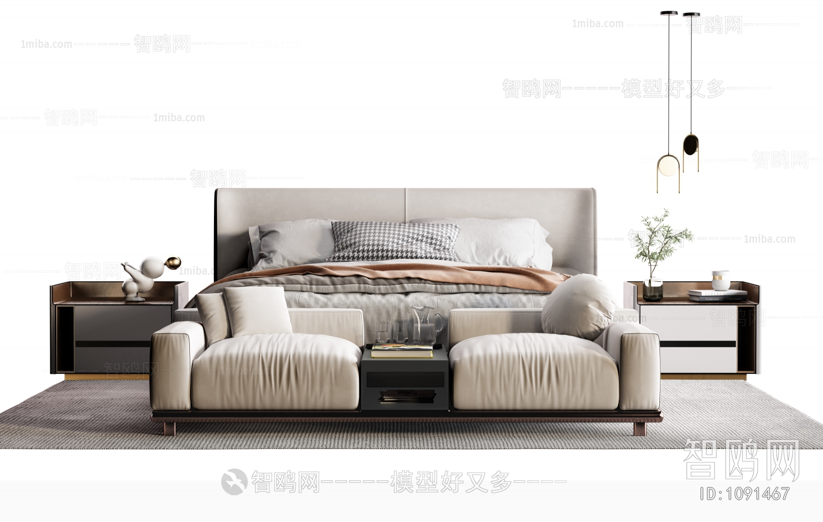 Modern Double Bed