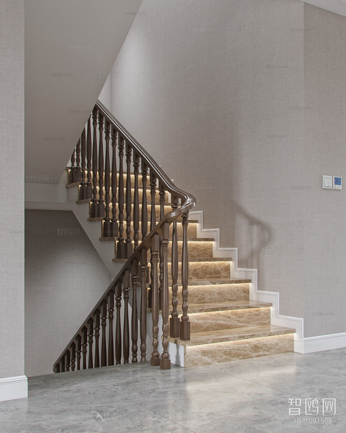 American Style Stairwell