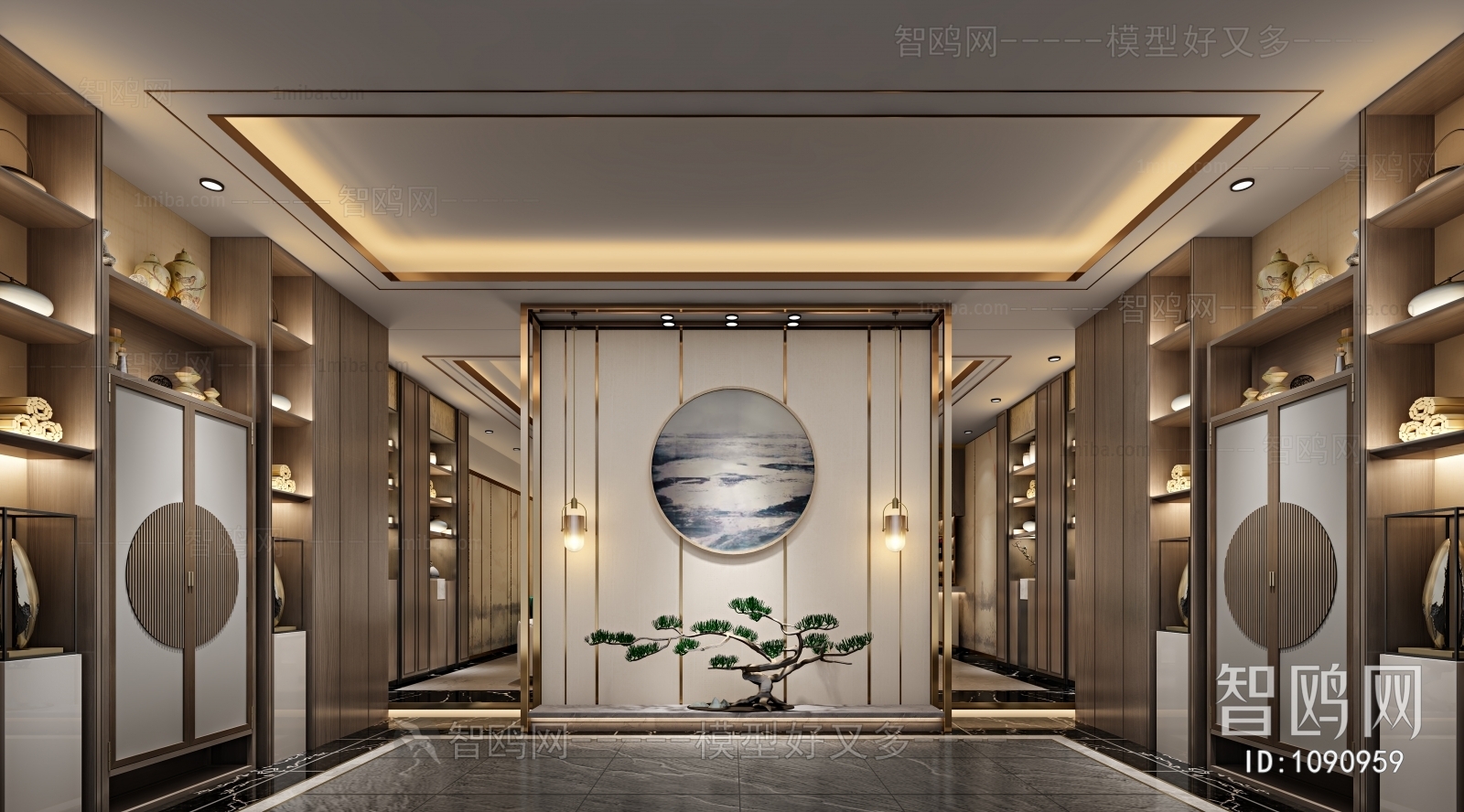 New Chinese Style Hallway